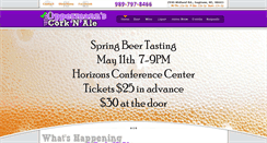 Desktop Screenshot of cork-n-ale.com