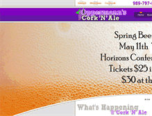 Tablet Screenshot of cork-n-ale.com